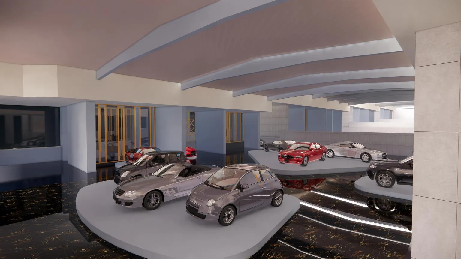 Car Museum — VR & Animation — supporting view