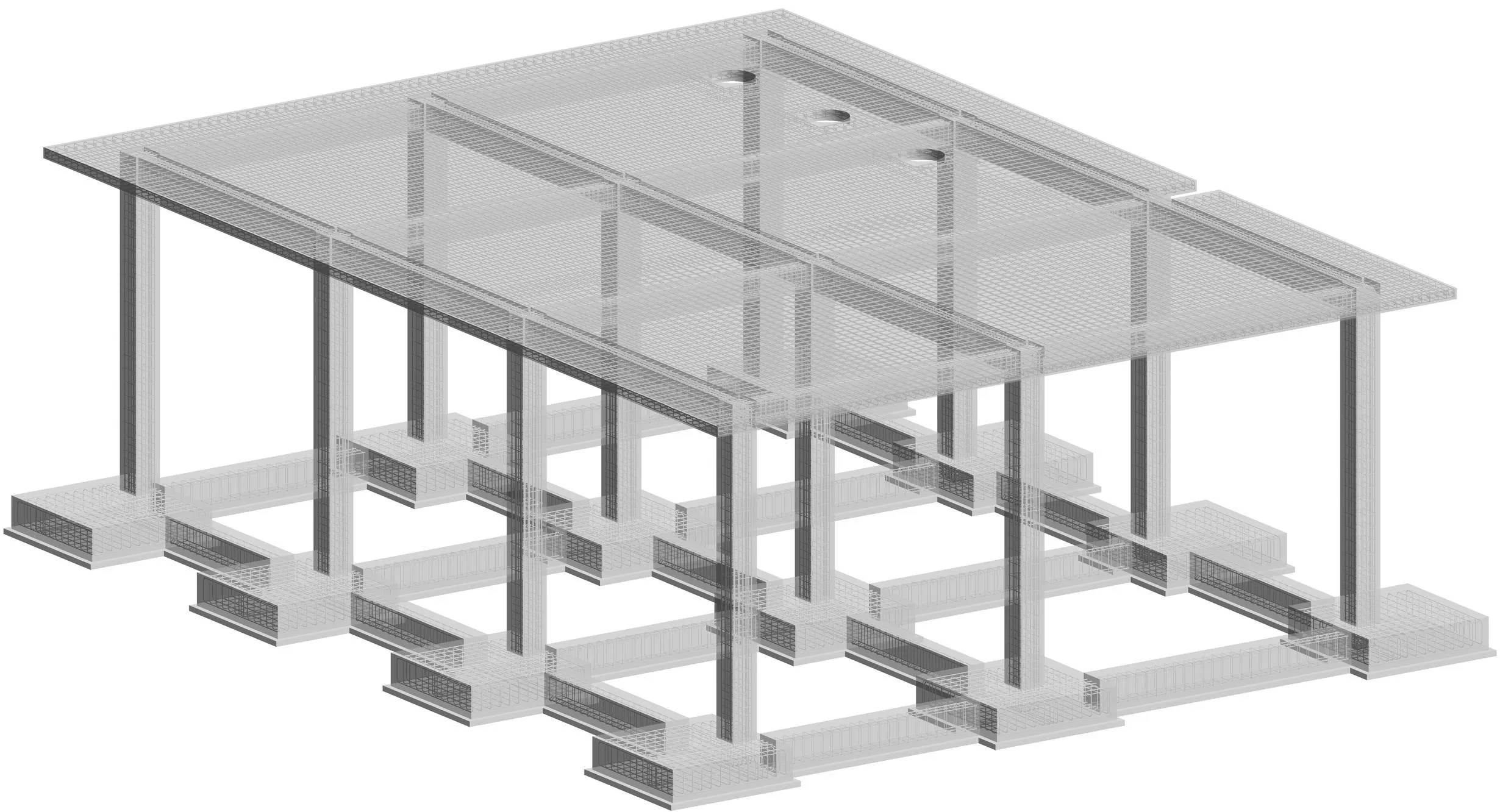 Concrete Mechanical Room — main view