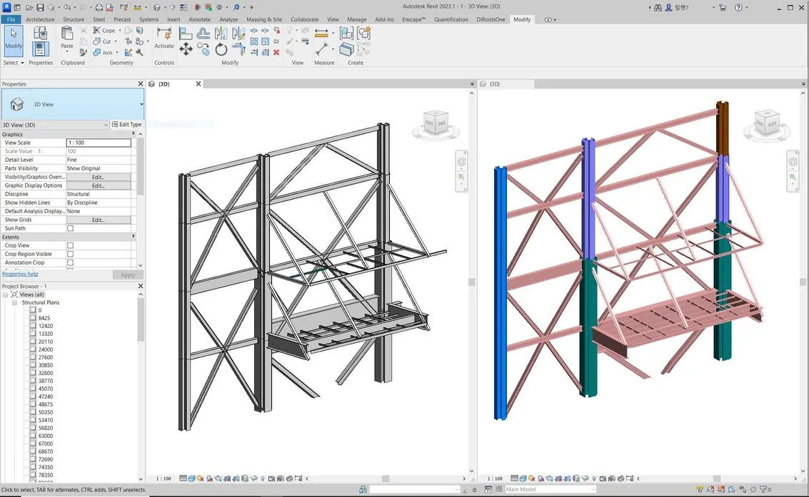 CSI to Revit — ETABS / SAP Import — supporting view